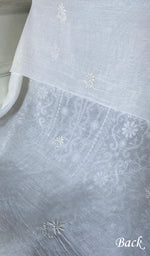 Load image into Gallery viewer, Women's Lakhnavi Handcrafted Mul Chanderi Unstitched Kurta And Dupatta Set - HONC0321756