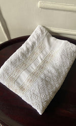 将图像加载到图库查看器中, Lucknowi Handcrafted Viscose Georgette Chikankari Unstitched Men's Kurta Fabric - HONC0322744