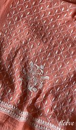 Load image into Gallery viewer, Women's Lakhnavi Handcrafted Maheshwari Mul Chanderi Kurta And Dupatta Set - HONC0288974