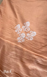 Load image into Gallery viewer, Women's Lucknowi Handcrafted Kota Cotton Chikankari Unstitched Kurta And Dupatta Set - HONC0325515