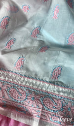 Load image into Gallery viewer, Anamta Women's Lakhnavi Handcrafted Cotton Chikankari Suit Material - HONC0291807