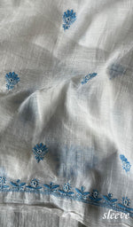 Load image into Gallery viewer, Women's Lakhnavi Handcrafted Mul Chanderi Unstitched Kurta And Dupatta Set - HONC0265850