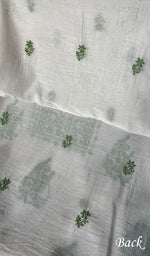 将图像加载到图库查看器中, Women's Lakhnavi Handcrafted Mul Chanderi Kurta And Dupatta Set - HONC0263963