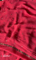 Load image into Gallery viewer, Hunar Women's Lakhnavi Handcrafted Viscose Georgette Chikankari Full Suit Material - HONC0301676
