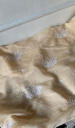 Load image into Gallery viewer, Women's Lakhnavi Handcrafted Mul Chanderi Unstitched Kurta And Dupatta Set- HONC0362574