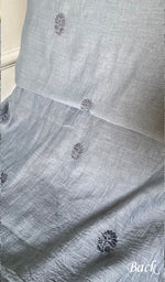 Load image into Gallery viewer, Aseel Women's Lakhnavi Handcrafted Mul Chanderi Unstitched Chikankari Full Suit - HONC0342155