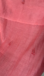 将图像加载到图库查看器中, Women's Lucknowi Handcrafted Chanderi Silk Chikankari Full Suit Material - HONC0260961