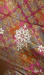 Load image into Gallery viewer, Alveena Women's Lakhnavi Handcrafted Cotton Unstitched Chikankari Kurta And Dupatta Set - HONC0251552