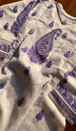 将图像加载到图库查看器中, Women's Lucknowi Handcrafted Cotton Chikankari Kurti - HONC0234544
