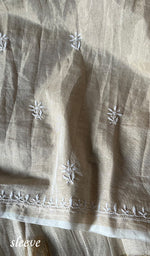 Load image into Gallery viewer, Women's Lakhnavi Handcrafted Tissue Chanderi Unstitched Kurta And Dupatta Set - HONC0284696