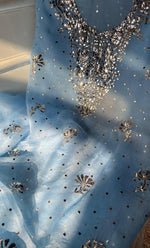 Load image into Gallery viewer, Marifa Women's Lakhnavi Handcrafted Pure Organza Chikankari Unstitched Kurta And Dupatta Set- HONC0294044