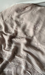 Load image into Gallery viewer, Women's Lucknowi Handcrafted Viscose Georgette Unstitched Chikankari Suit Material - HONC0325149