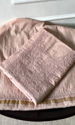 将图像加载到图库查看器中, Women's Lakhnavi Handcrafted Mul Chanderi Unstitched Chikankari Full Suit Material - HONC0319535