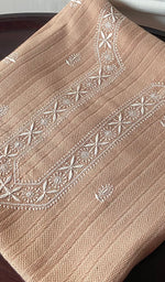 将图像加载到图库查看器中, Aarya Lucknowi Handcrafted Cotton Unstitched Chikankari Unstitched Unisex Kurta Fabric - HONC0646463