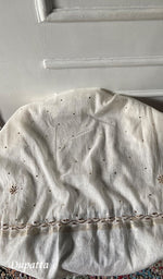 将图像加载到图库查看器中, Women's Lakhnavi Handcrafted Mul Chanderi Unstitched Kurta And Dupatta Set- HONC0312942