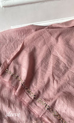 Load image into Gallery viewer, Women's Lakhnavi Handcrafted Mul Chanderi Unstitched Kurta And Dupatta Set - HONC0289416