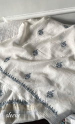 Load image into Gallery viewer, Women's Lakhnavi Handcrafted Unstitched Mul Chanderi Kurta And Dupatta Set - HONC03274830