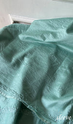 Load image into Gallery viewer, Women's Lakhnavi Handcrafted Chanderi Silk Unstitched Chikankari Full Suit - HONC0350715