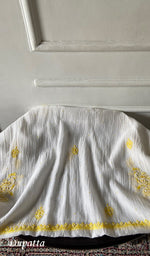 Load image into Gallery viewer, Women's Lakhnavi Handcrafted Mul Chanderi Unstitched Kurta And Dupatta Set- HONC0368975
