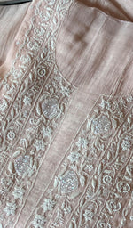 Load image into Gallery viewer, Maira Women's Lakhnavi Handcrafted Mul Chanderi Semi - Stitched Anarkali And Dupatta Set - HONC0298068