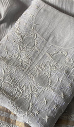 Load image into Gallery viewer, Women's Lakhnavi Handcrafted Unstitched Mul Chanderi Kurta And Dupatta Set - HONC0288985