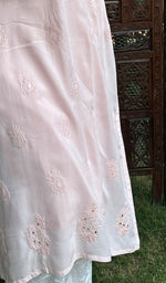 Load image into Gallery viewer, Women's Lucknowi Handcrafted Modal Cotton Chikankari Kurti - HONC0225836