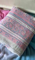 Load image into Gallery viewer, Anamta Women's Lakhnavi Handcrafted Cotton Chikankari Suit Material - HONC0291807