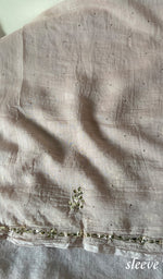 Load image into Gallery viewer, Women's Lakhnavi Handcrafted Mul Chanderi Unstitched Kurta And Dupatta Set - HONC0323216