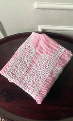 Load image into Gallery viewer, Shumaira Women's Lakhnavi Handcrafted Cotton Chikankari Unstitched Kurti Fabric - HONC0326380