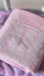 Load image into Gallery viewer, Women's Lakhnavi Handcrafted Cotton Chikankari Suit Material - HONC02744500