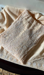 Load image into Gallery viewer, Laiba Women's Lakhnavi Handcrafted Mul Chanderi Semi - Stitched Anarkali And Dupatta Set  - HONC0288587