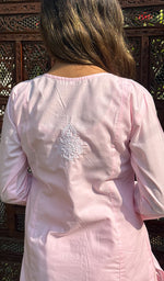Load image into Gallery viewer, Iqra Women's Lucknowi Handcrafted Cotton Chikankari Kurti - HONC0164372