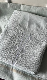 Load image into Gallery viewer, Women's Lakhnavi Handcrafted Maheshwari Mul Chanderi Kurta And Dupatta Set - HONC0261171