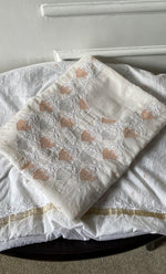 将图像加载到图库查看器中, Women's Lakhnavi Handcrafted Mul Chanderi Unstitched Kurta And Dupatta Set - HONC0319458