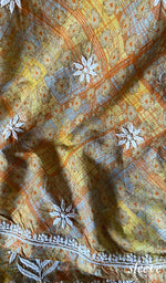 Load image into Gallery viewer, Alveena Women's Lakhnavi Handcrafted Cotton Chikankari Kurta And Kurta Dupatta Set - HONC0264807