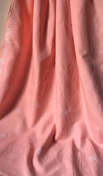 Load image into Gallery viewer, Fairoz Women's Lakhnavi Handcrafted Cotton Chikankari Saree - HONC0232520