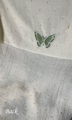 Load image into Gallery viewer, Women's Lakhnavi Handcrafted Mul Chanderi Unstitched Kurta And Dupatta Set - HONC0302242