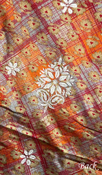 Load image into Gallery viewer, Alveena Women's Lakhnavi Handcrafted Cotton Chikankari Suit Material- HONC0251559