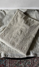 Load image into Gallery viewer, Hiba Women's Lakhnavi Handcrafted Semi- stitched Cotton Chikankari Suit Material - HONC0348838