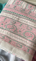 Load image into Gallery viewer, Anamta Women's Lakhnavi Handcrafted Cotton Chikankari Suit Material - HONC0291806