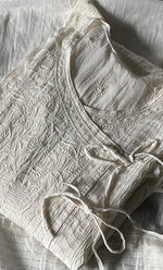 将图像加载到图库查看器中, Women's Lakhnavi Handcrafted Mul Chanderi Semi - Stitched Angrakha And Dupatta Set- HONC0267146