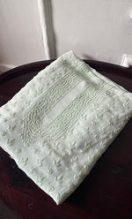 将图像加载到图库查看器中, Lucknowi Handcrafted Viscose Georgette Chikankari Unstitched Men's Kurta Fabric - HONC0307166