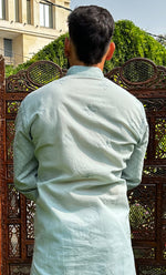 Load image into Gallery viewer, Men's Lucknowi Handcrafted Cotton Chikankari Kurta - HONC0260665