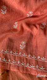将图像加载到图库查看器中, Women's Lakhnavi Handcrafted Mul Chanderi Kurta And Dupatta Set - HONC0199241