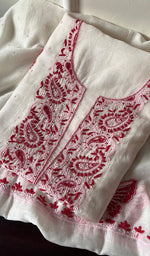 Load image into Gallery viewer, Titlee Women's Lakhnavi Handcrafted Mul Chanderi Kurta And Dupatta Set - HONC0267980