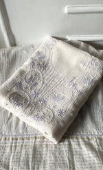 Load image into Gallery viewer, Women's Lakhnavi Handcrafted Unstitched Mul Chanderi Kurta And Dupatta Set - HONC0319475