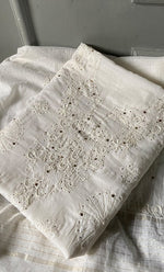 Load image into Gallery viewer, Women's Lakhnavi Handcrafted Mul Chanderi Unstitched Kurta And Dupatta Set- HONC0263961