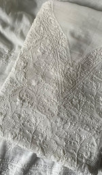 Load image into Gallery viewer, Wajiha Women's Lakhnavi Handcrafted Cotton Chikankari Kurta And Dupatta Set - HONC0212259