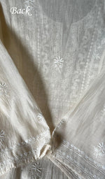 将图像加载到图库查看器中, Women's Lakhnavi Handcrafted Mul Chanderi Semi - Stitched Kurta And Dupatta Set - HONC0269240