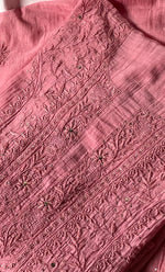 将图像加载到图库查看器中, Women's Lakhnavi Handcrafted Mul Chanderi Semi - Stitched Kurta And Dupatta Set - HONC0282422